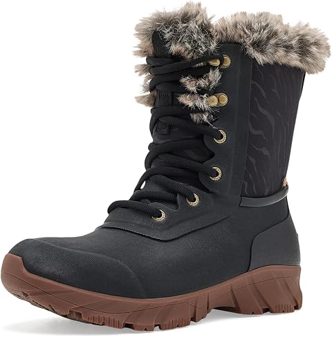 Женские ботинки Bogs Arcata II Tiger, цвет: Чёрный