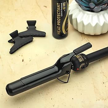 Amazon.com: HOT TOOLS Pro Artist Black Gold Curling Iron, 1