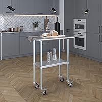 Vista 426 de Mesa de trabajo de acero inoxidable, mesa de metal