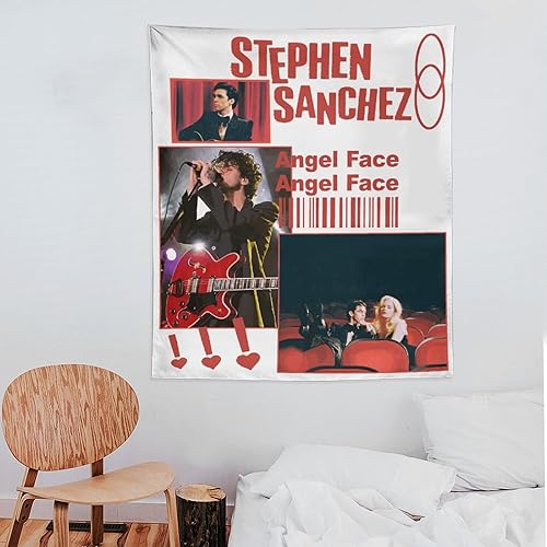 Miniatura 7 de CHOUDHARY American Stephen Singer Sanchez - Tapiz estético, novedoso hip hop para colgar en la pared, tapiz de pared para sala de estar, dormitorio,