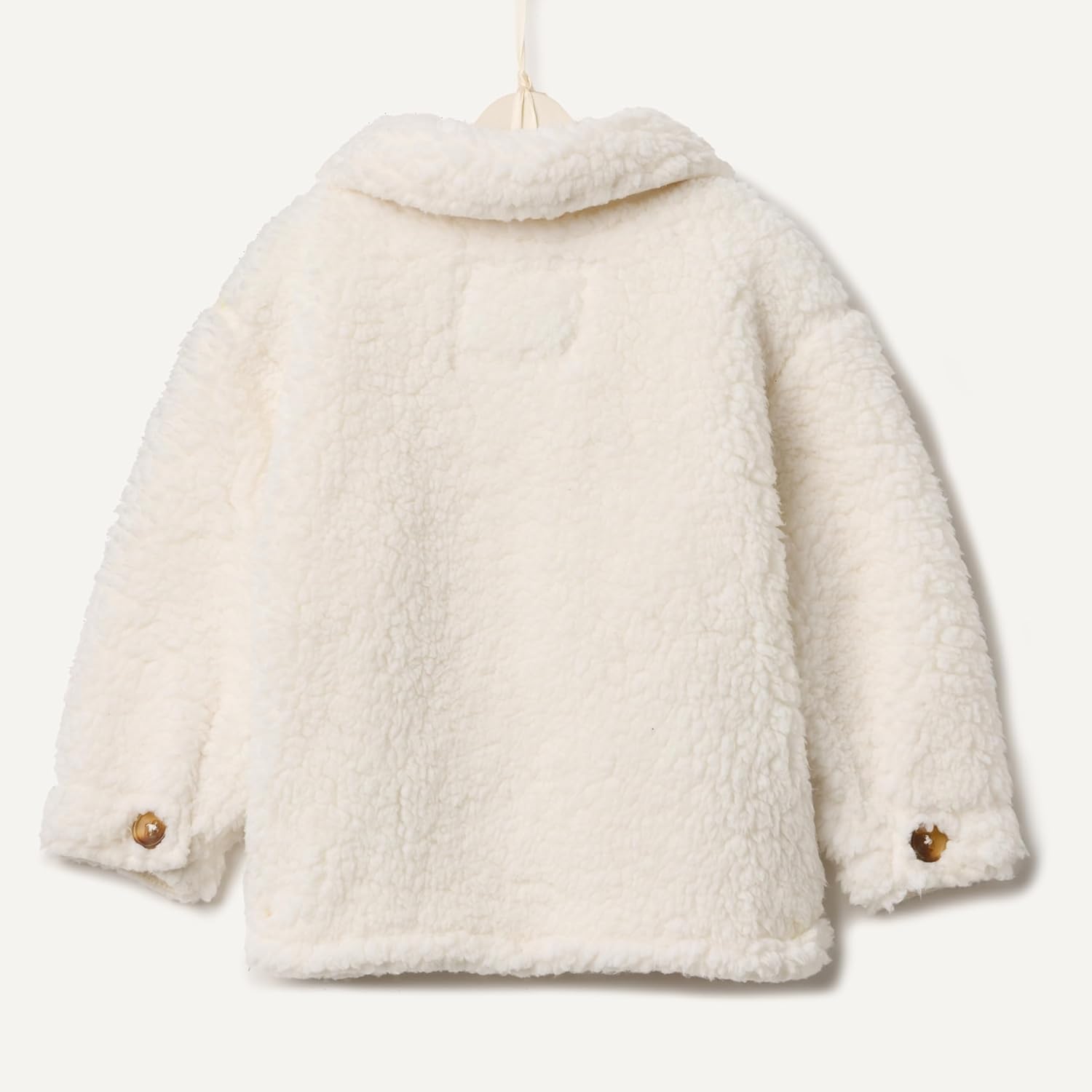 Amazon Essentials x Sofia Grainge Toddlers and Baby Boys' Sherpa Fleece Overshirt Jacket