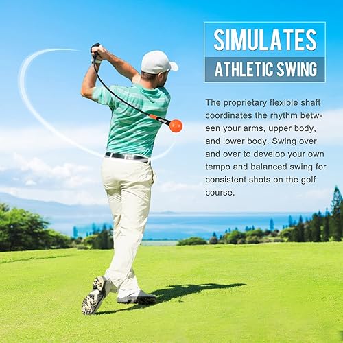 Miniatura 5 de Ayuda de entrenamiento de swing de golf, palo de calentamiento de golf para fuerza, flexibilidad y tempo, ayuda de entrenamiento de golf, accesorios