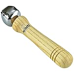 Nino Percussion Bell Stick Instrument - Musical Instrument for Children from 3 Years - With 1 Bell - Siam Oak, Natural (NINO960)