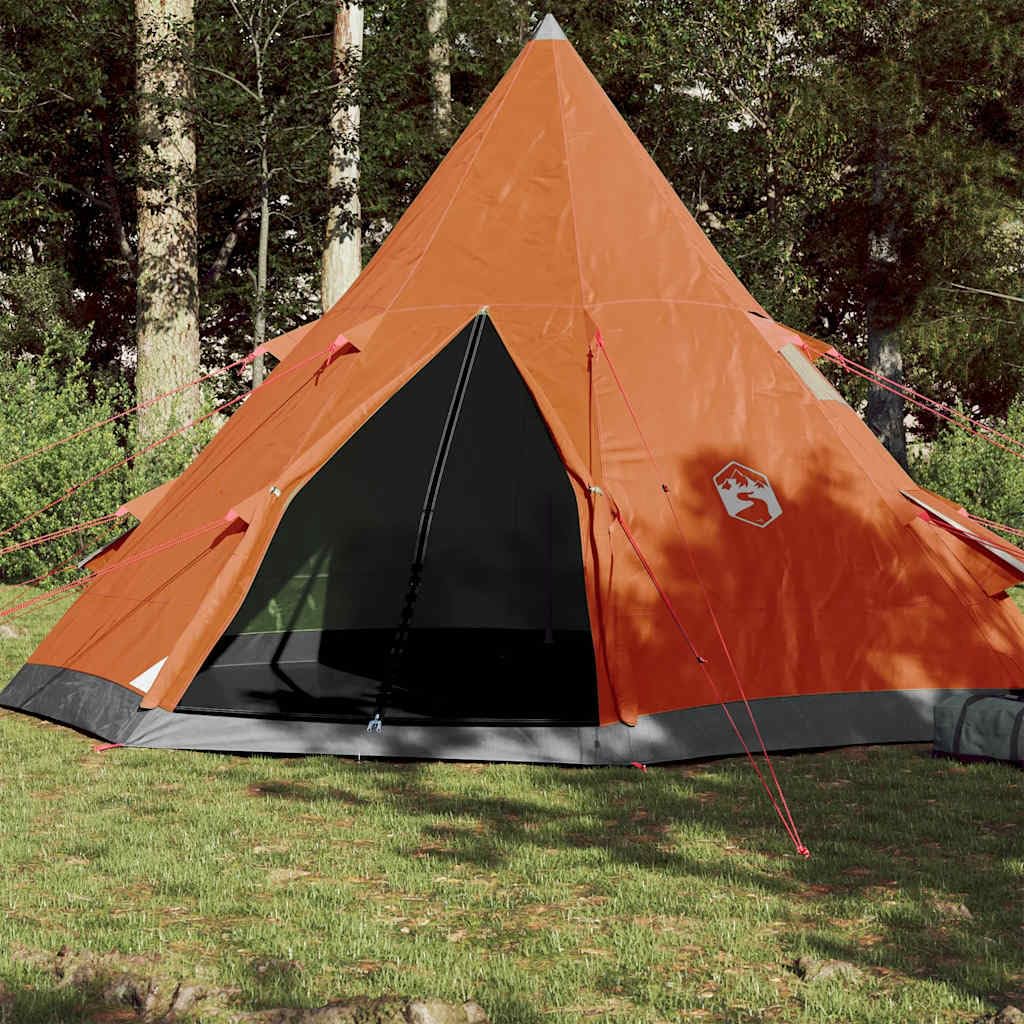 Genérico Tienda de campaña Tipi para 4 Personas Impermeable Naranja,Deportes,Actividades al Aire Libre,Camping y Senderismo,Tiendas de campaña-94382