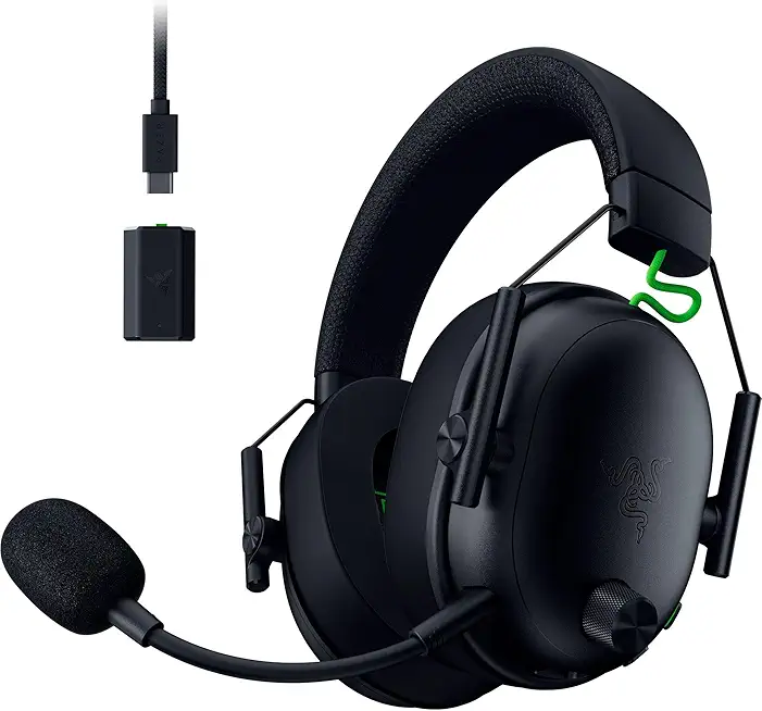 Razer BlackShark V3 Xbox S|X - Kabelloses E-Sport-Headset - Triforce 50mm Treiber - Abnehmbares Breitband-Mikrofon - HyperSpeed 2,4 GHz & Bluetooth - Surround Sound - Xbox/PC | Schwarz