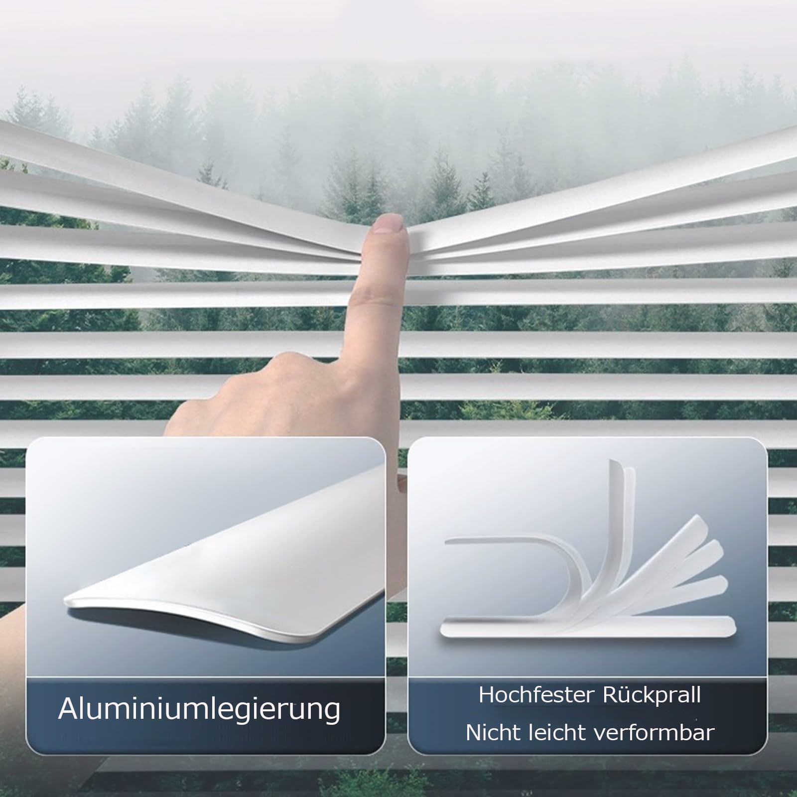 Aluminium Jalousie,Verdunkelungs Horizontale Jalousie,Metall Jalousette Fenster Rollo,Horizontaljalousien Sichtschutz-Sonnenschutz für Innen-Bereich Fenster,Breite x Höhe (110cm x 150cm)