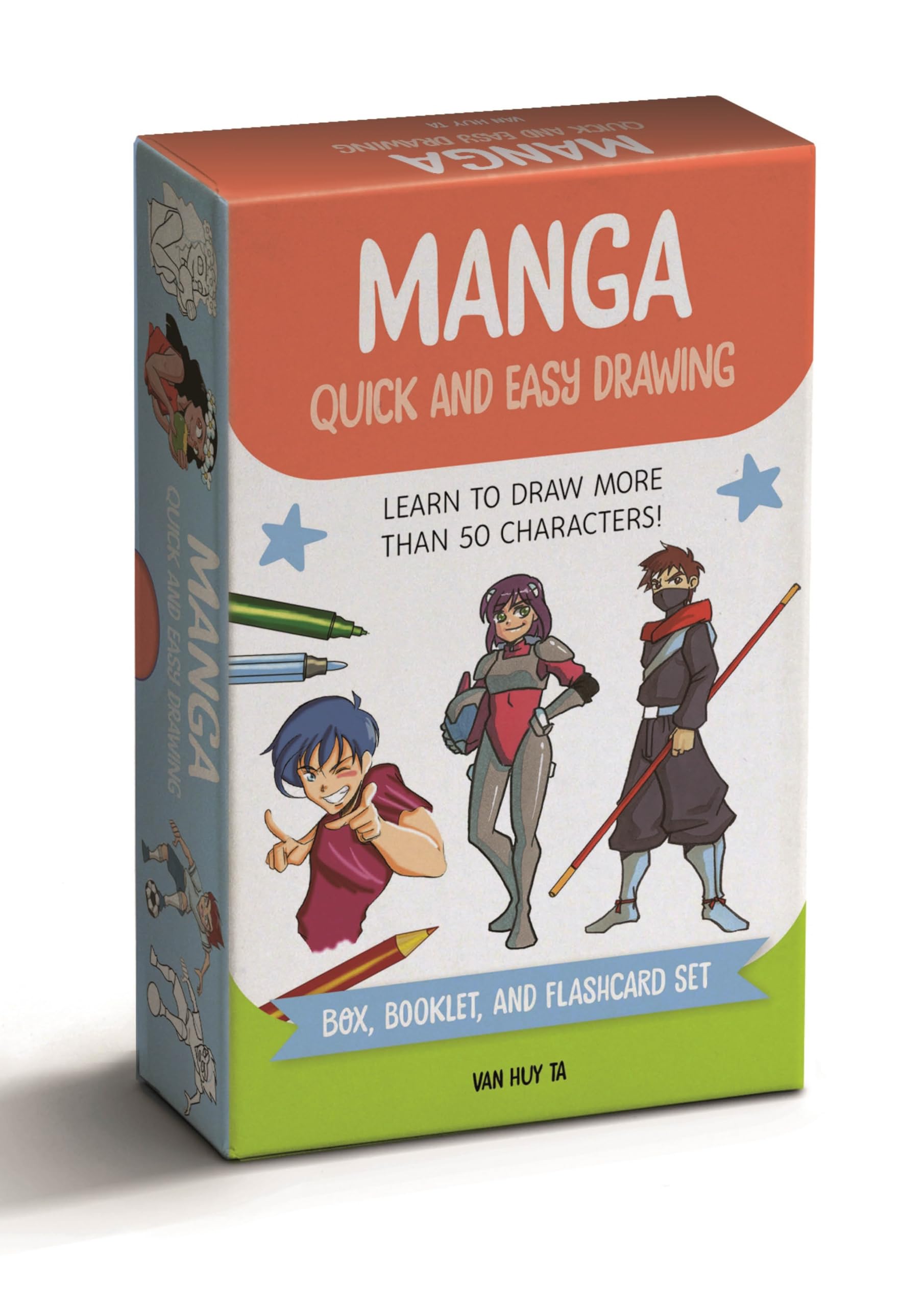 Manga Quick and Easy Drawing Deck: Learn to Draw More than 50 Characters!
