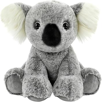 Ditucu Koala Stuffed Animal 8 inch Cute Realistic Plush Toys Ultra Soft Plushies Gifts for Kids Grey