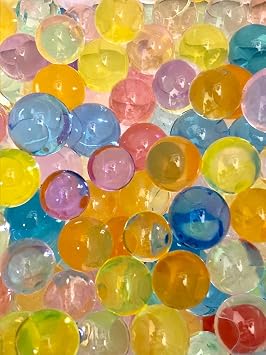 Water Growing Jelly Balls for Decorative Plants, 10 Bags, 500 Pieces Per Piece Approx. 5000 Pieces, Colorful Jelly Balls, Beautiful Balls, Decorative Plants, Hydroponics, Cultivation Soil, Gardening