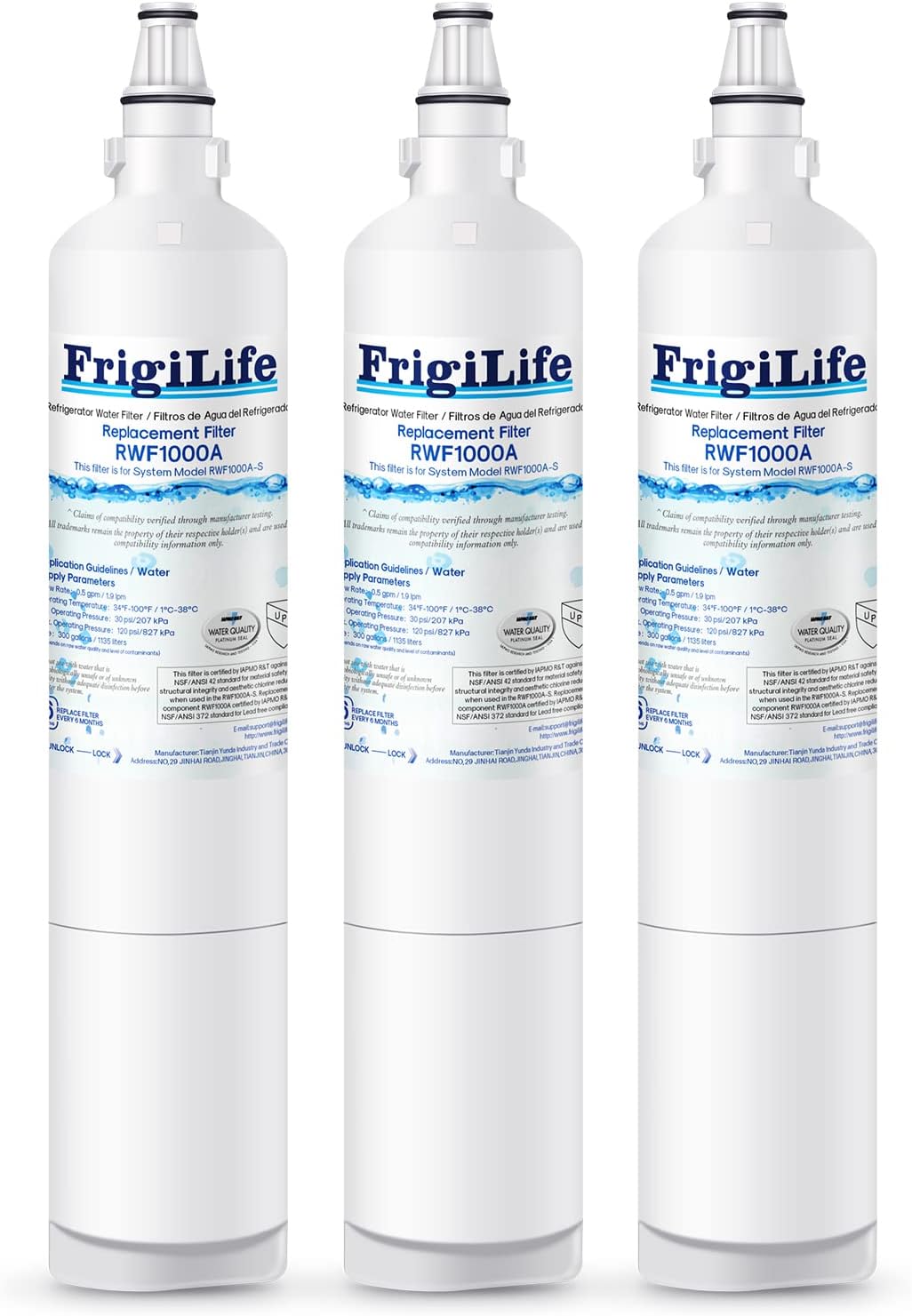 2Pack Replacement for LG LRSC26940ST Refrigerator Water Filter Compatible with LG