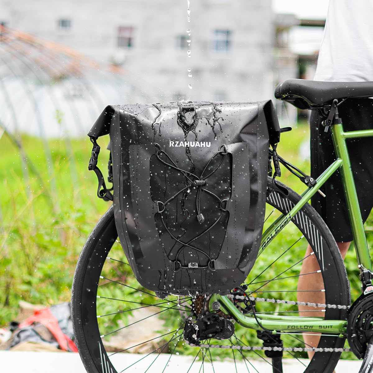 Amazon.co.jp: 2個セット パニアバッグ 自転車 サイドバック 防水 25L+