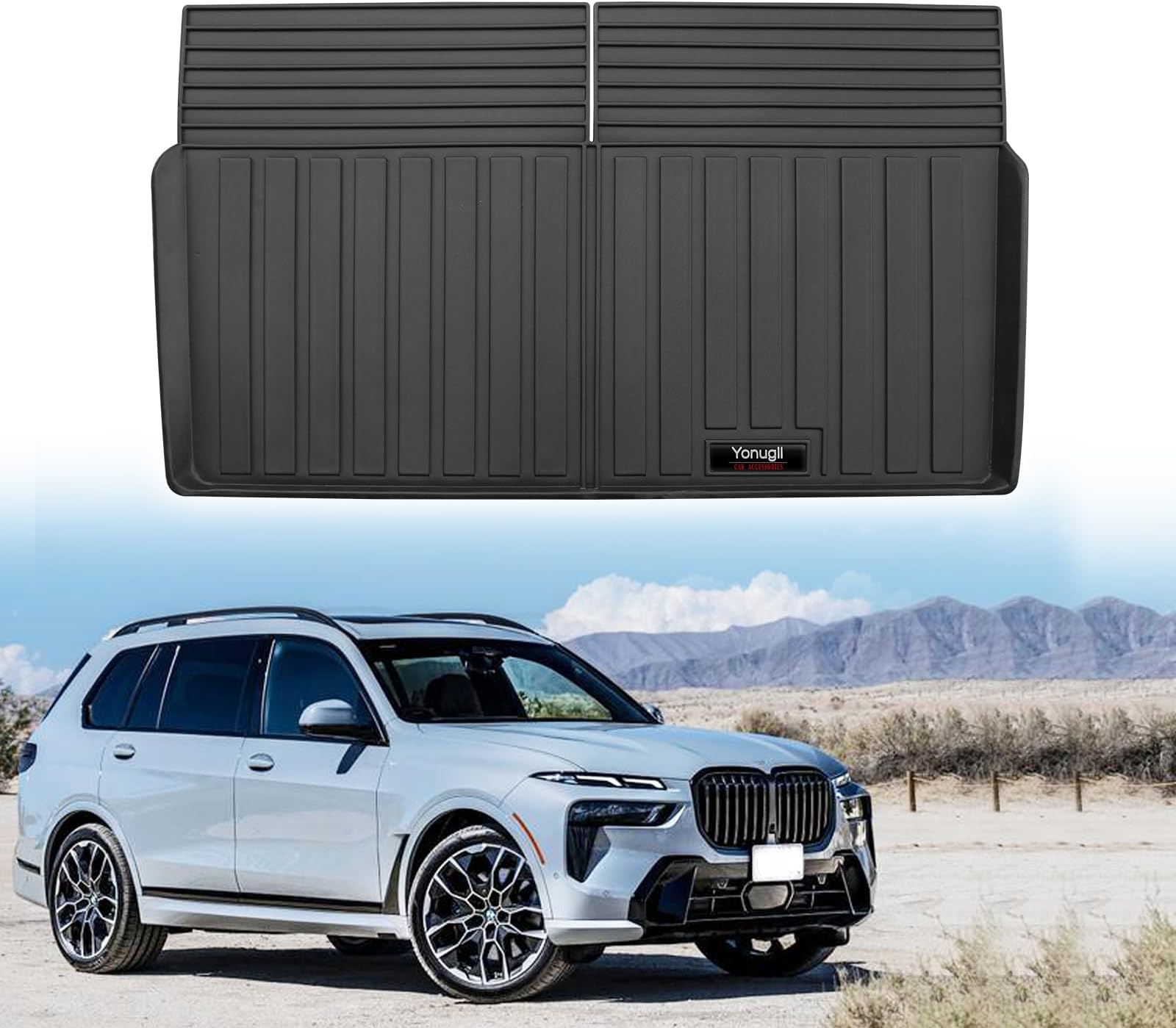 Custom Trunk Liner for 2019-2024 2025 BMW X7 G07 Cargo Mats Accessories TPE Rubber All Weather (Cargo Liner)