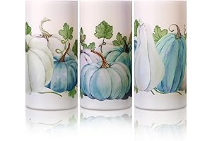ROCEEI 3 Pack Fall LED Candles: Embrace Coastal Fall Vibes with Serenity