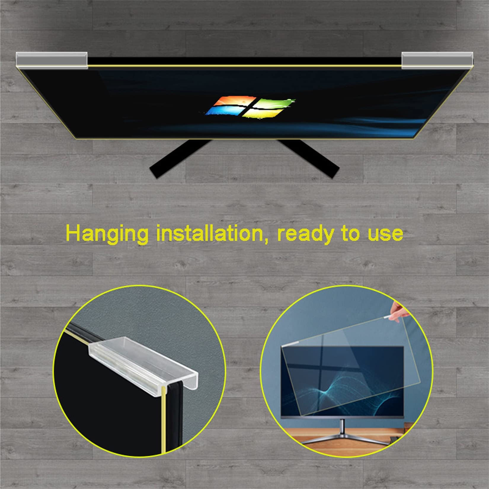 WLWLEO Protecteur D'écran TV Anti Filtre De Lumière Bleue