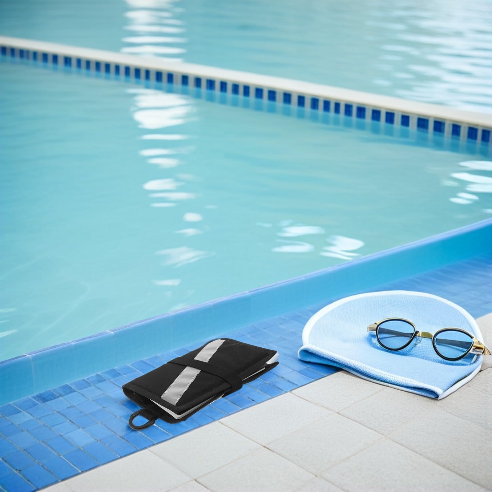 Carnet de Plongée Étanche Rechargeable, Compact, Papier Imperméable Noir