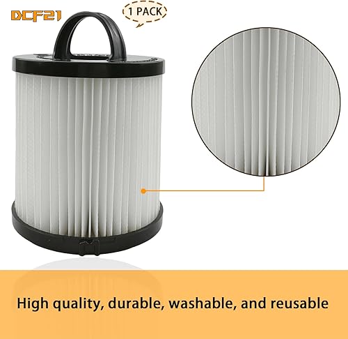 Miniatura 4 de DCF21 Filtro de vacío para piezas de filtro compatible con Eureka Airspeed AS1000 EF91B 67821 68931 68931A EF91 EF-91 EF-91B Filtro de vacío lavable