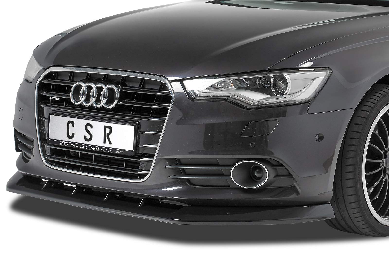CSR-Automotive Cup-Spoilerlippe mit ABE Kompatibel mit/Ersatz für Audi A6 C7 4G CSL325-G