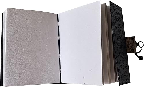 Miniatura 2 de Diario de cuero en relieve vintage de triple luna celta, libro de sombras, libro de hechizos, libro de hechizos de piedra, diario de tercer ojo,