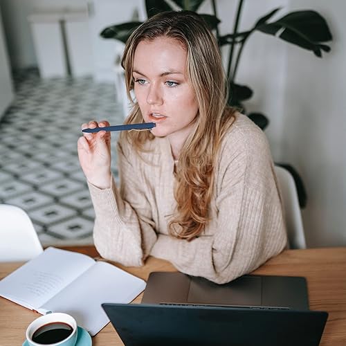 Miniatura 4 de WY WENYUAN - Bolígrafos de escritura suave de punta fina bolígrafos personalizados a granel bolígrafos Flair Teacher Bolígrafos de tinta negra de