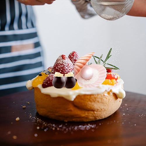 Miniatura 6 de ONNPNN Molde de pastel con forma de perla de 15 cavidades, molde creativo de silicona en forma de perla, moldes de fondant de chocolate perlado,