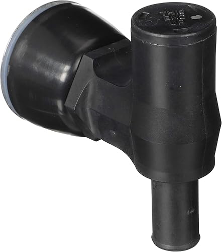 Miniatura 3 de Attwood 1674-6 Ventilación del tanque de combustible P-Trap de 90 grados Negro con cabezal de ventilación de acero inoxidable,Negro con cabezal