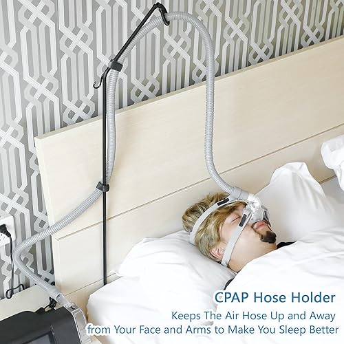 Vista 3 de LONYEON CPAP Hose Holder - CPAP Hose Hanger for Bed Avoid Tangling and Prevent Blockage,Keeps The Air Hose Up and Away from Your Face and Arms to