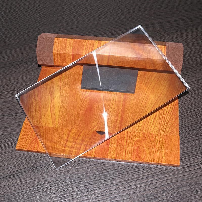 Southst Fresnel Lens 170x90mm F300mm 7.6" DIY Projector Mobile Amplifier Full Screen 3X Magnification Field Fires Spotlight (Color: 10pcs/Diameter: 170x90mm/Focal Length: 300mm/Thickness: 2mm)