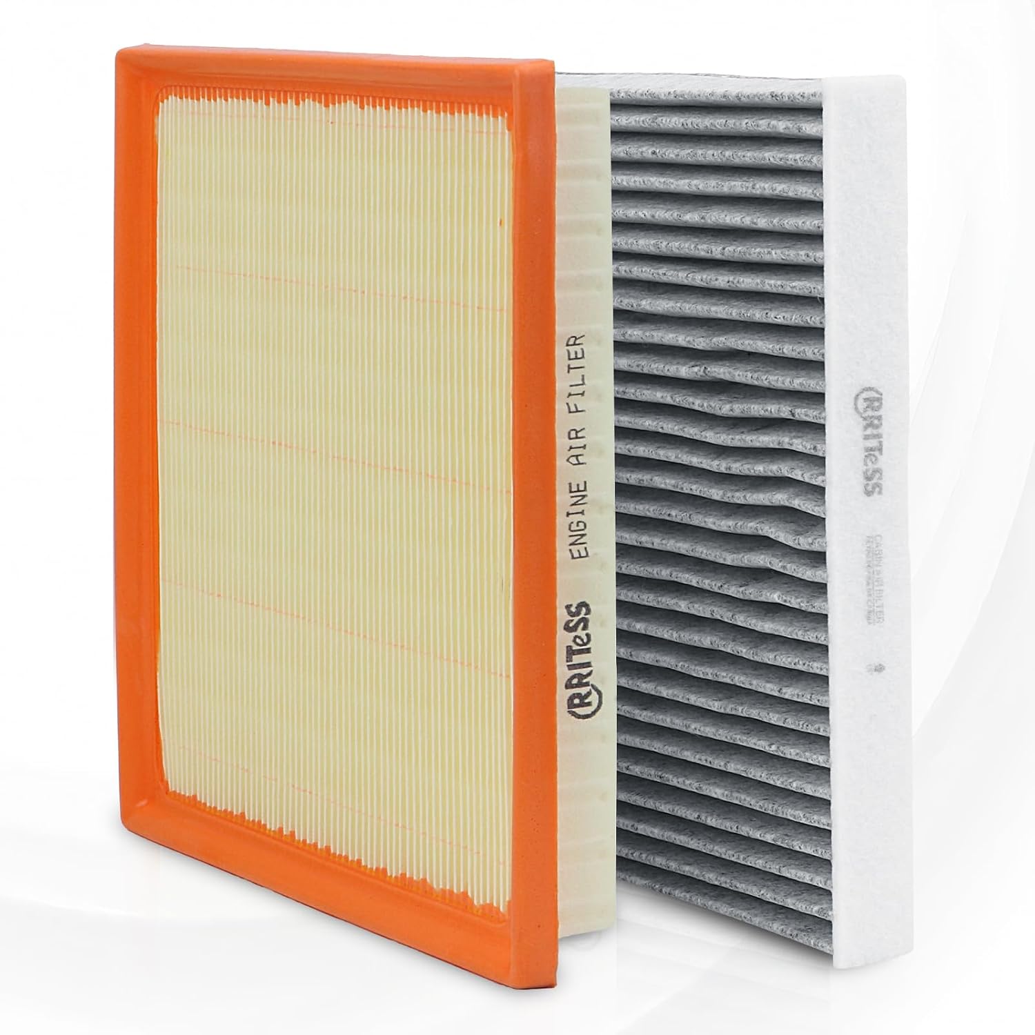 2PCS CA12963 Engine Air Filter and 87139-0C010 Cabin Filter Compatible with Toyota Tundra 2022-2025, Sequoia 2023-2025 (Only 3.4L 6Cyl).