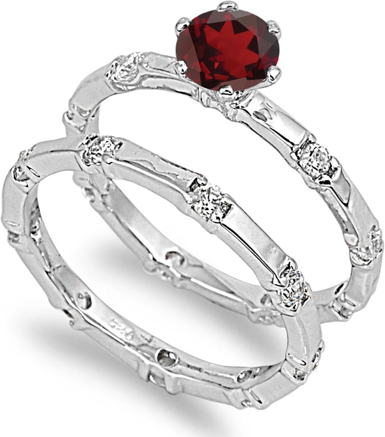 CHOOSE YOUR COLOR Sterling Silver Round Ring