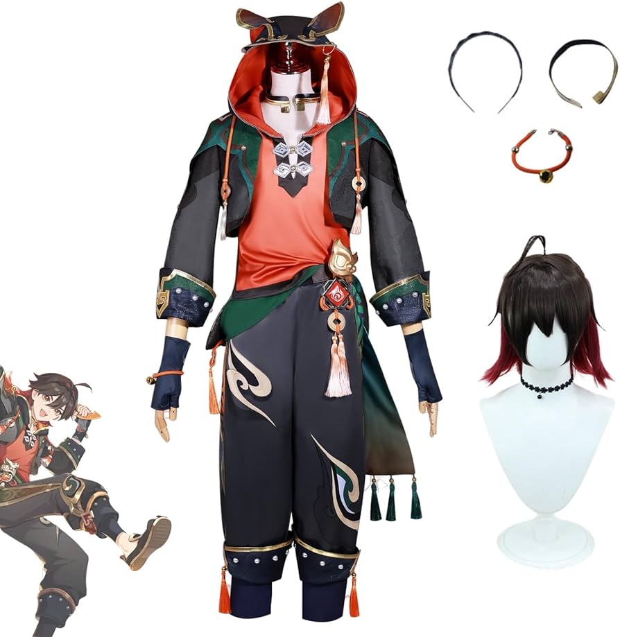 Amazon.co.jp: 原神 嘉明 ガミン コスプレ衣装 神の目付き 豪華版 靴