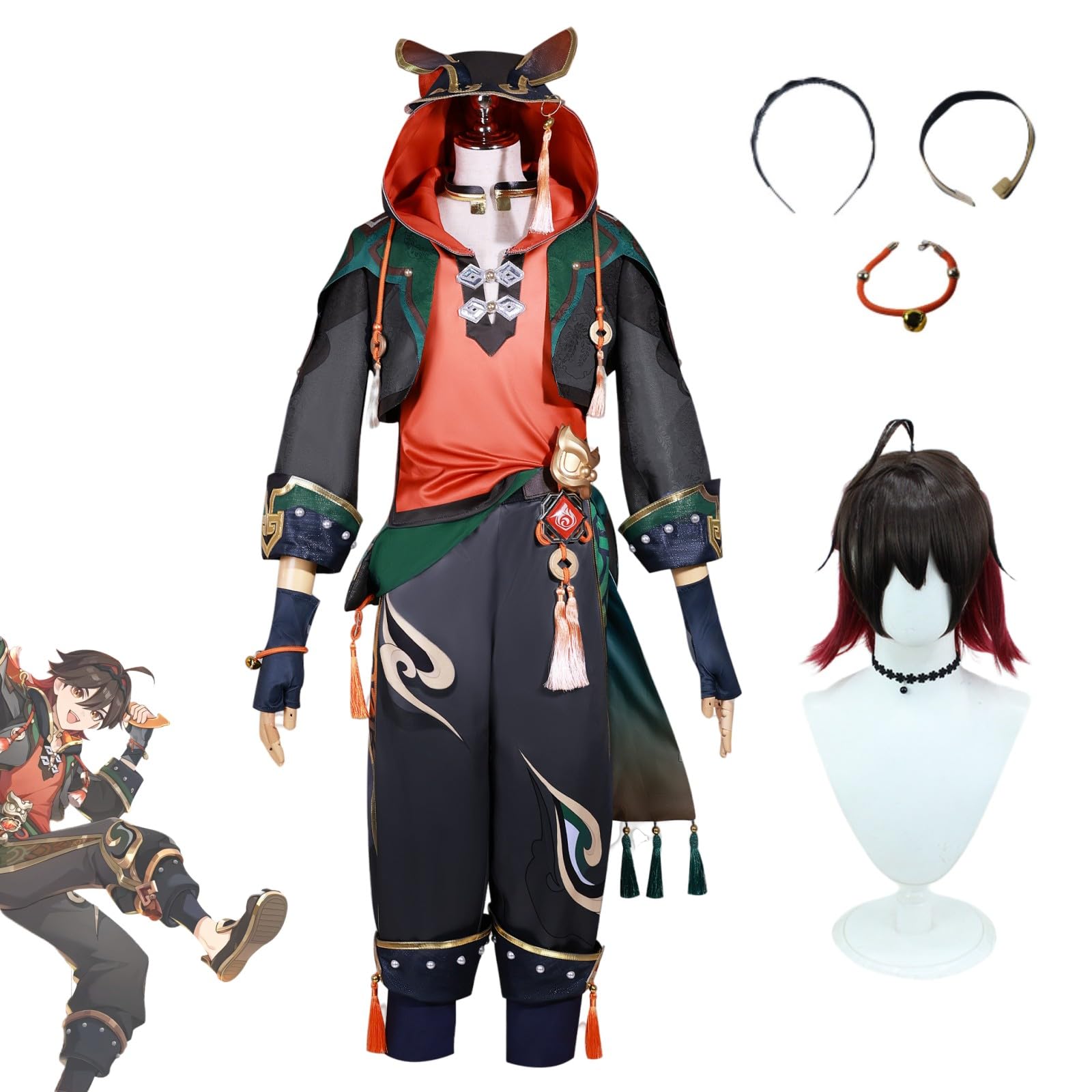原神 嘉明 コスプレ Amazon.co.jp: 原神 嘉明 ガミン コスプレ衣装 神の目付き 豪華