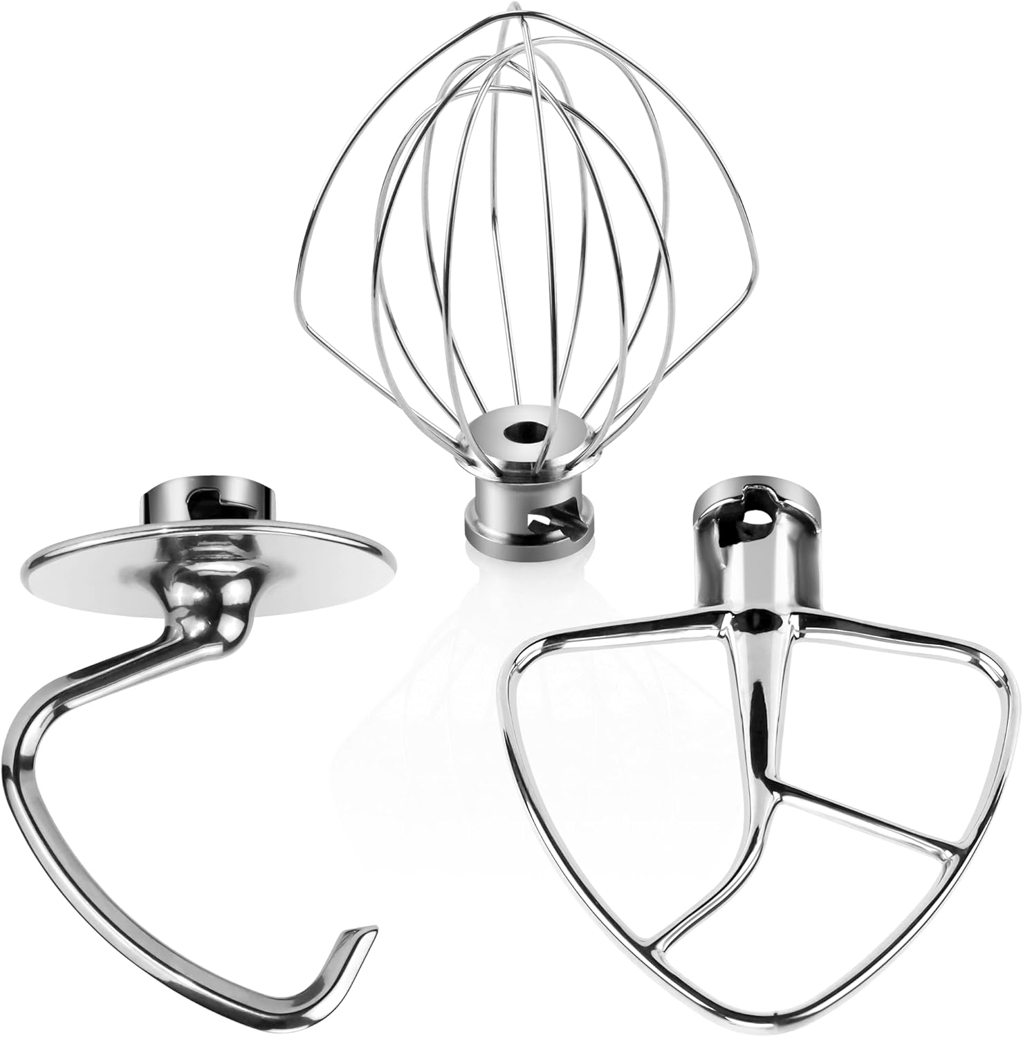 TOMOON Stand Mixer Attachments 3Piece Kit Stainless Steel