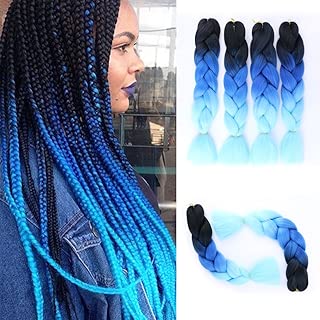 Amazon Com Blue Hair Extensions Extensions Wigs
