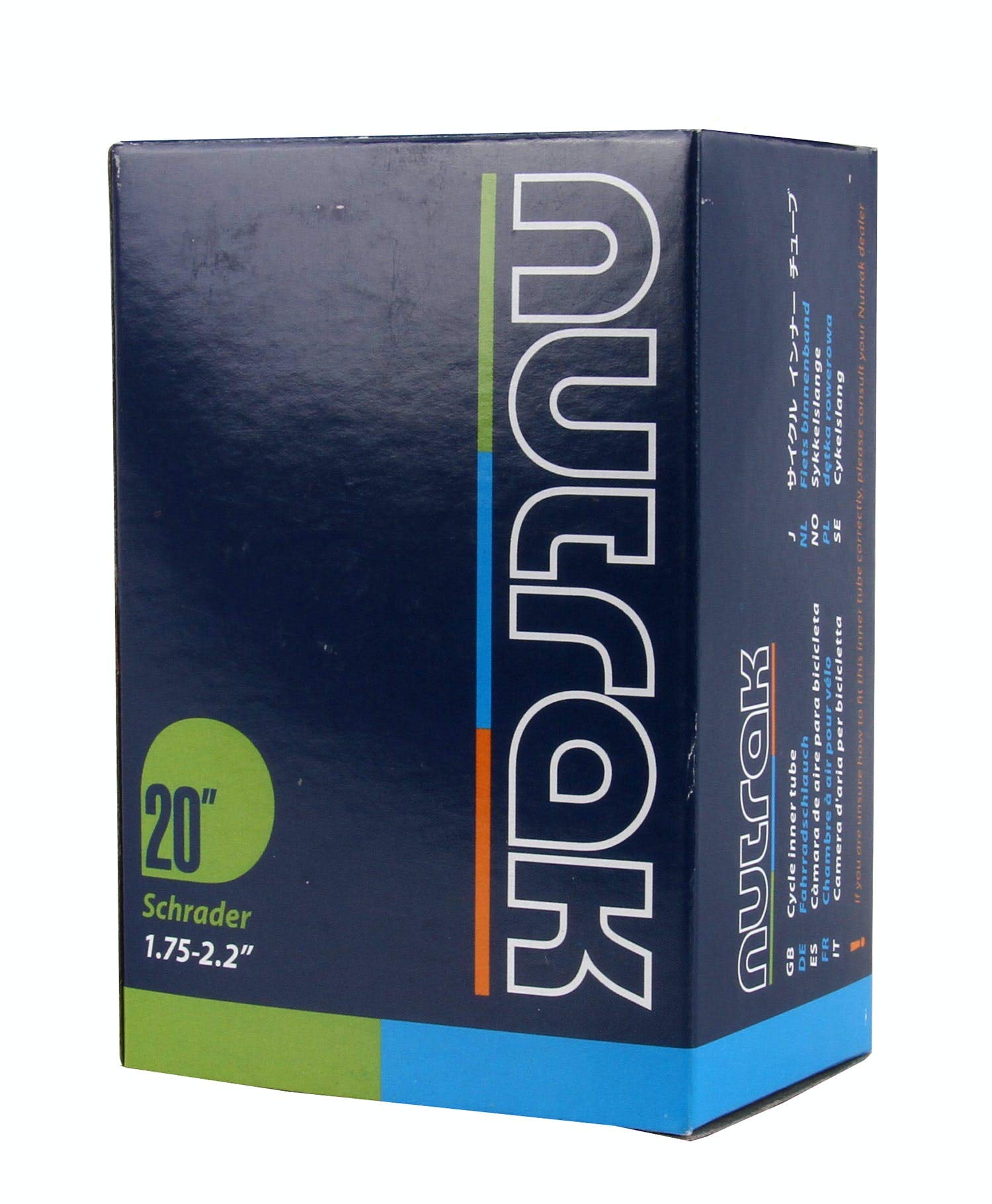 Nutrak 20 x 1.75-2.125 inch Schrader inner tube