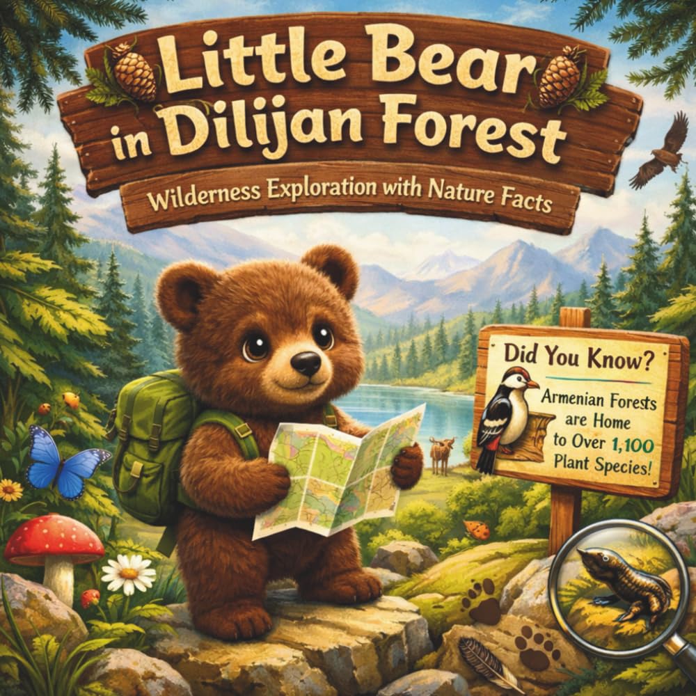Little Bear in Dilijan Forest — Wilderness Exploration with Nature Facts: A beautifully illustrated story of curiosity, nature, and discovery inspired ... wild forests: 7 (Armenian Book For Children)