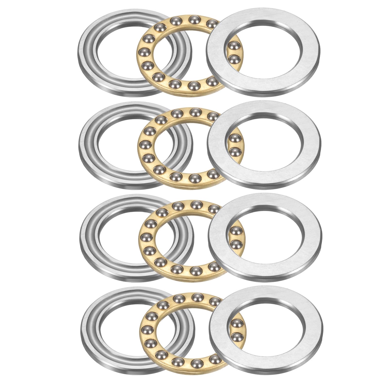 51209 Thrust Ball Bearings, 45 Mm X 73 Mm X 20 Mm, Single Row, Open Type, Bearing Steel, 1 Piece - View #6