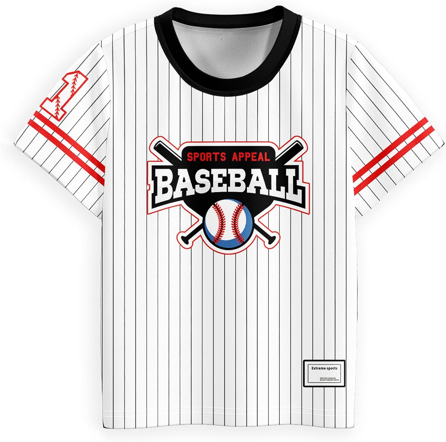 Kids Baseball Jerseys T-Shirt Shorts Sets Boys Sport Training Uniforms Athletic 3-12Y - Image 2