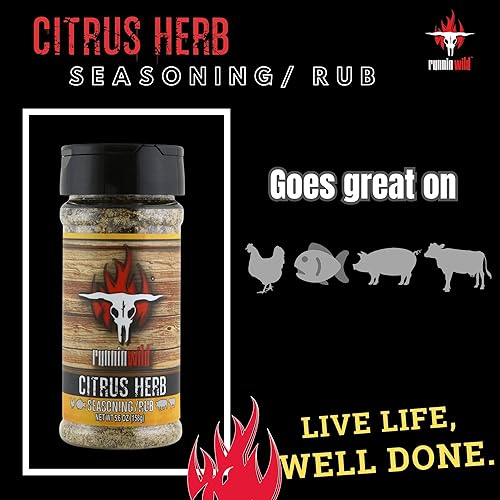 Vista 41 de Condimento de sal marina con pimienta Pimienta negra y sal marina agrietada de malla gruesa de 10 Runnin' Wild Foods, 7.2 onzas