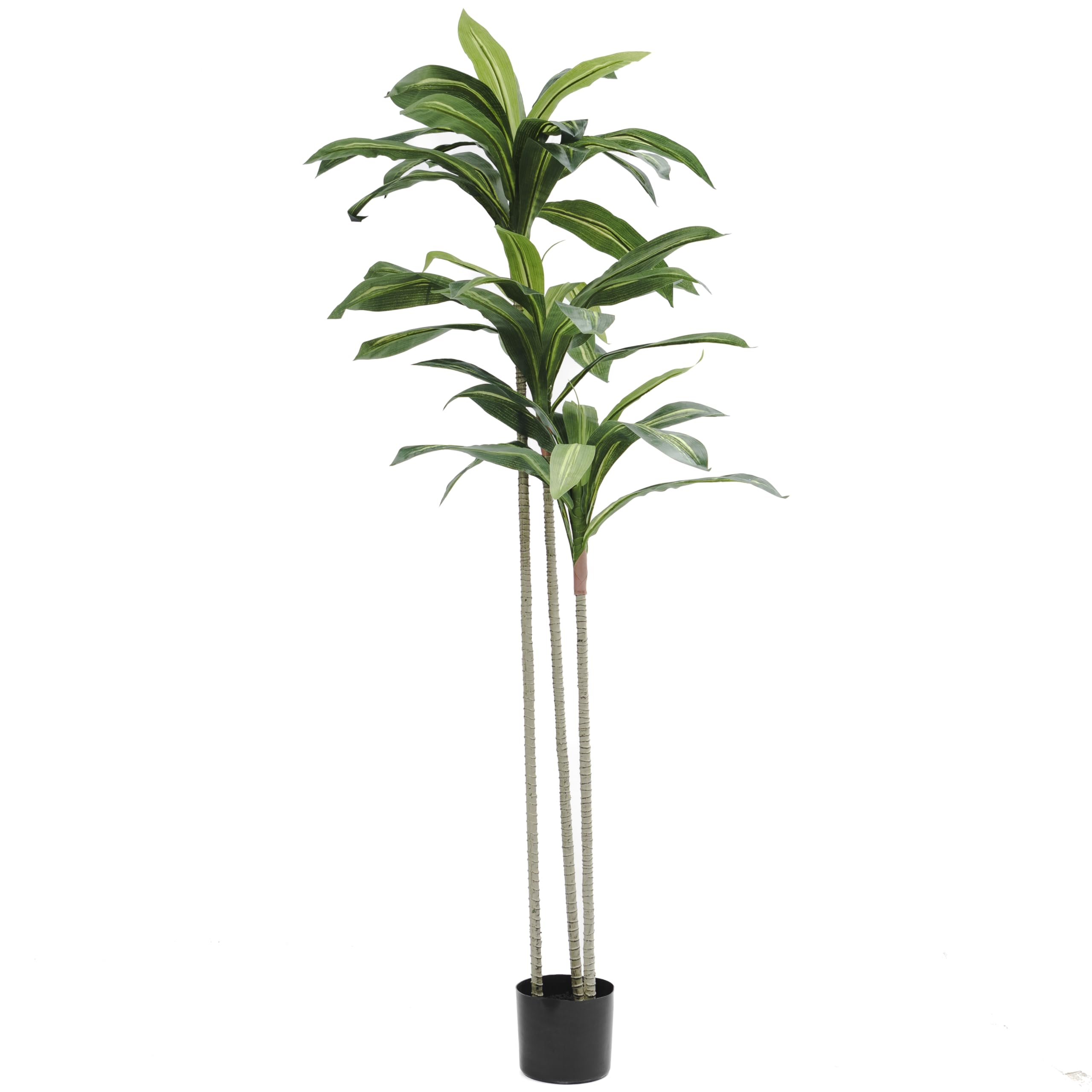 Drácena Artificial 160 cm - Planta Artificial Realista Decorativa - Decoración de Hogar y Oficina - Planta Tropical de Plástico - Dracaena Artificial