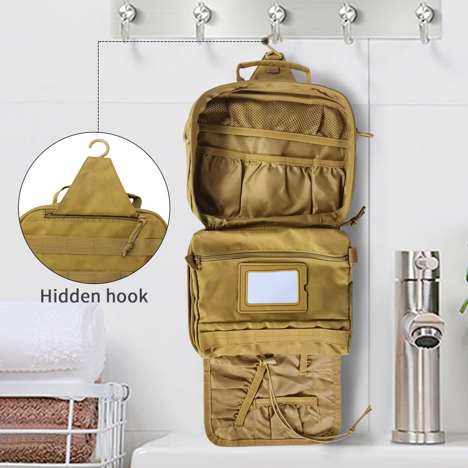 Neceser de viaje para hombre, bolsa de aseo para hombre, bolsa de aseo colgante para hombre, organizador portátil para viajes, kit de viaje para hombre, bolsa de afeitado para hombres, viajes,