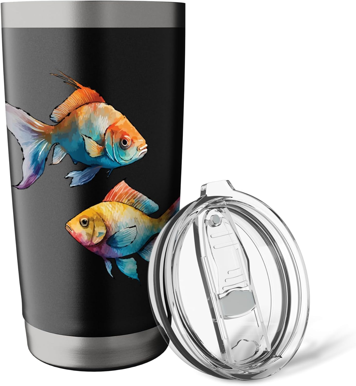Aquarium Fish Keeping Enthusiast Fancy Goldfish Lovers Stainless Steel Insulated Tumbler image 5