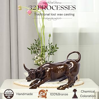 ブロンズ像　牛の像　18ｋｇ　置物　インテリア　真鍮　銅 ブロンズ像 牛の像 18kg 置物 インテリア 真鍮 銅