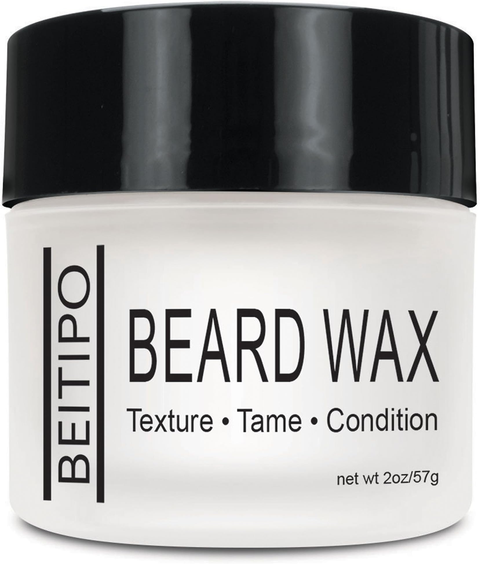 Beard Balm Wax Conditioner and Care Products - Infused with Coconut and Sweet Almond Oil - Holds Even The Most Unruly Facial Hair - Best Mens Gifts (2 Oz Premium Jar)