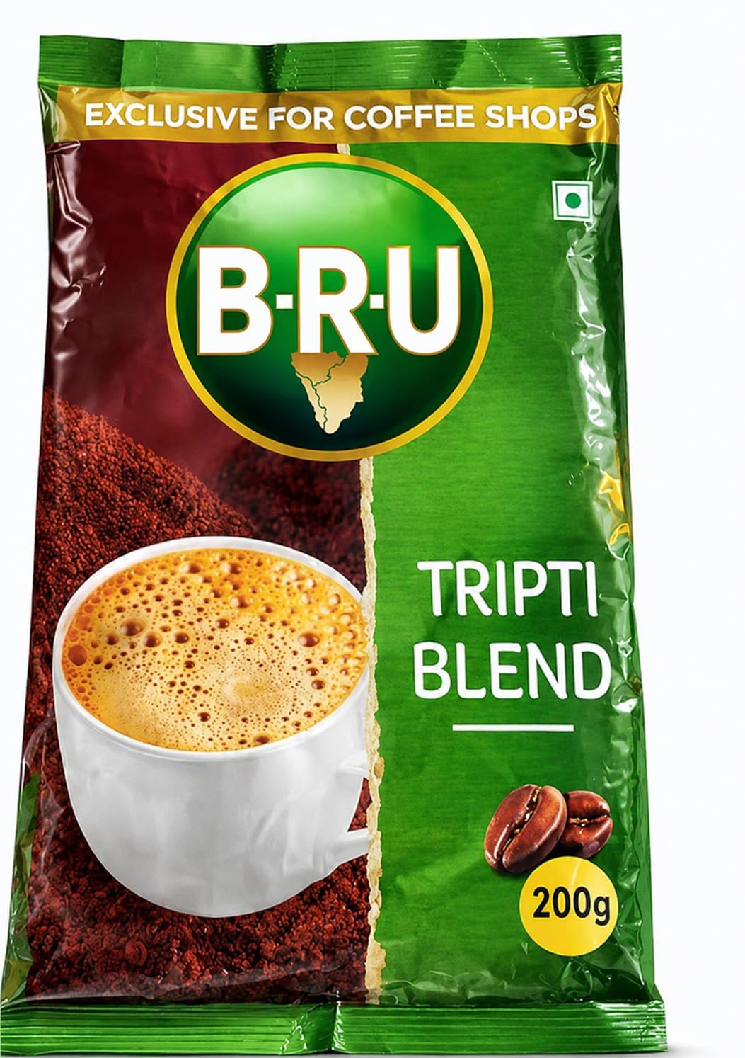 B-R-U Tripti Blend Coffee | Super Strong Instant Coffee Powder | Best For Daily Use Offices Restaurants | 200g-image-8