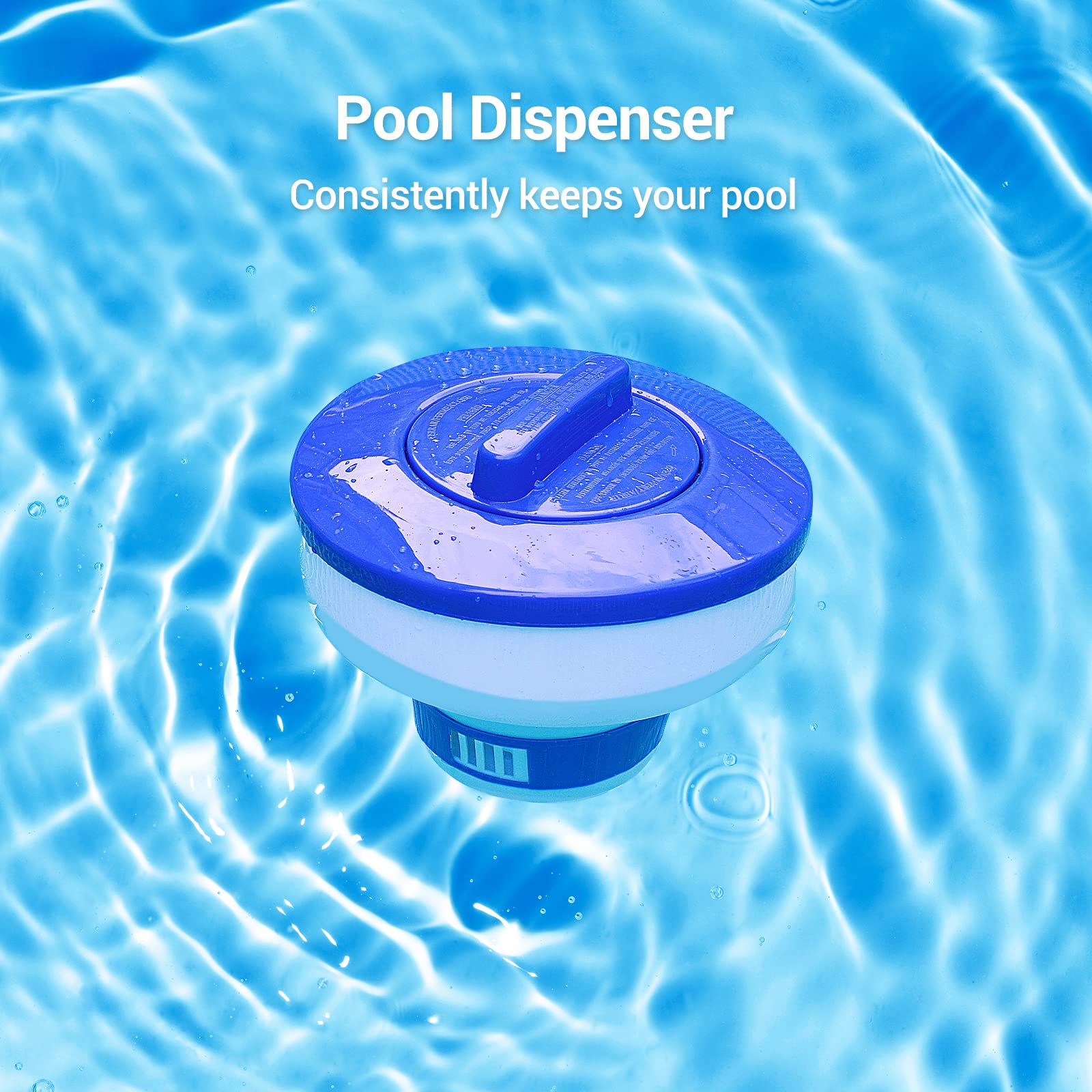 Aiper Kit 4 in 1 per la pulizia della piscina, spazzola per piscina, testa aspirante per piscina, rete per foglie e retina, dispenser per piscina, perfetto per piscine fuori terra/interrate, fontane,