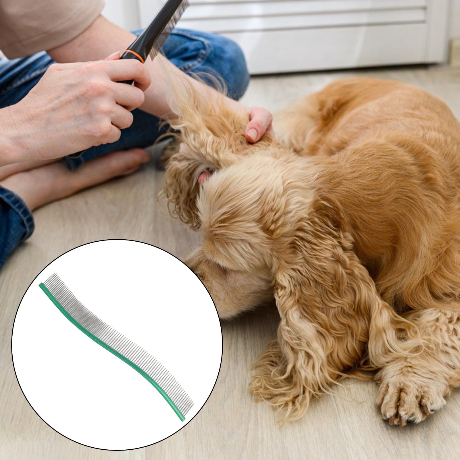 Peignes pour chien pour tapis de toilettage | Peigne incurvé pour chiens, peigne pour animaux de compagnie, dents en métal pour chiens et chats, poils pour le toilettage à domicile, élimine les nœuds