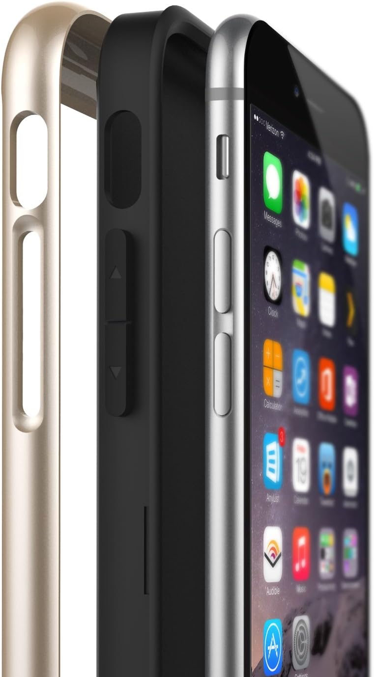Caseology Envoy for Apple iPhone 6S Plus Case (2015) / for iPhone 6 Plus Case (2014) - Carbon Fiber Black