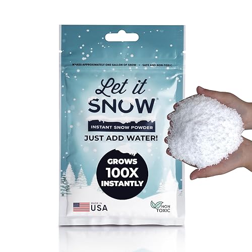 Let It Snow Instant Fake Snow Powder – Made in