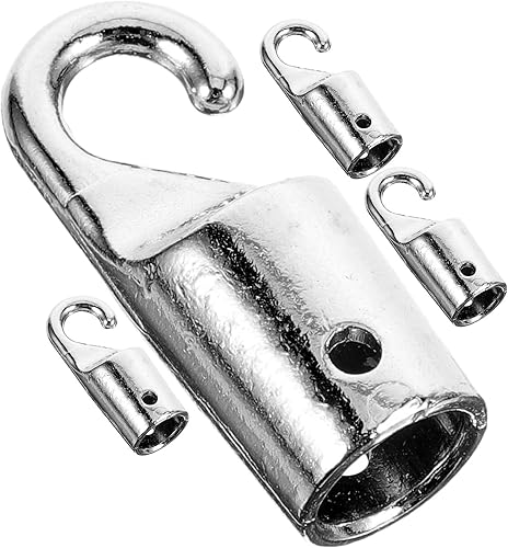 Miniatura 8 de Angoily Gancho de varita ciega, 4 piezas de gancho de varita vertical, piezas de repuesto para cabeza de piezas de s, cortina de repuesto s para