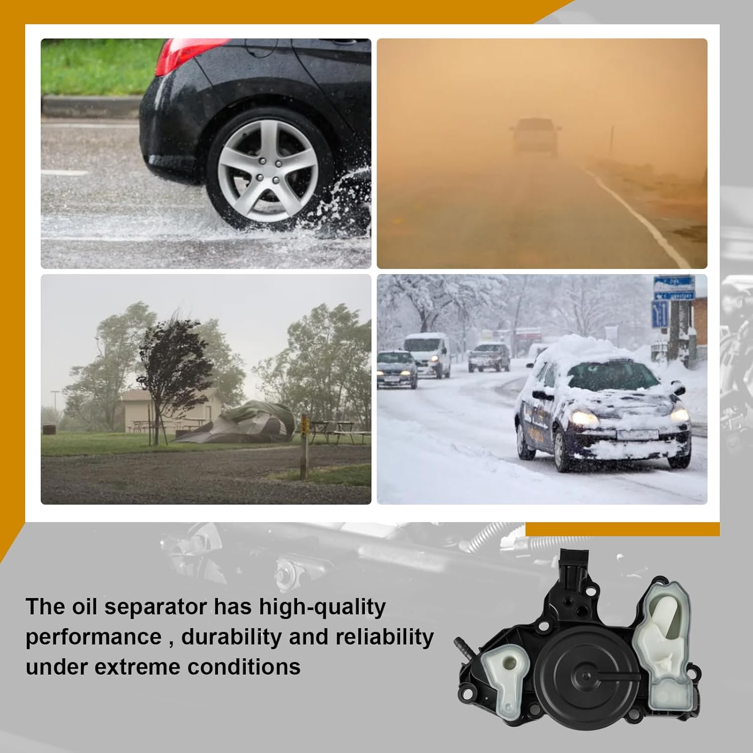 06K103495 oil separator engine crankcase exhaust valve, compatible with Volkswagen Golf and Volkswagen Jetta, suitable for Audi A3 A4 Passat Bettle GTI 1.8T 2.0T 2014-2018